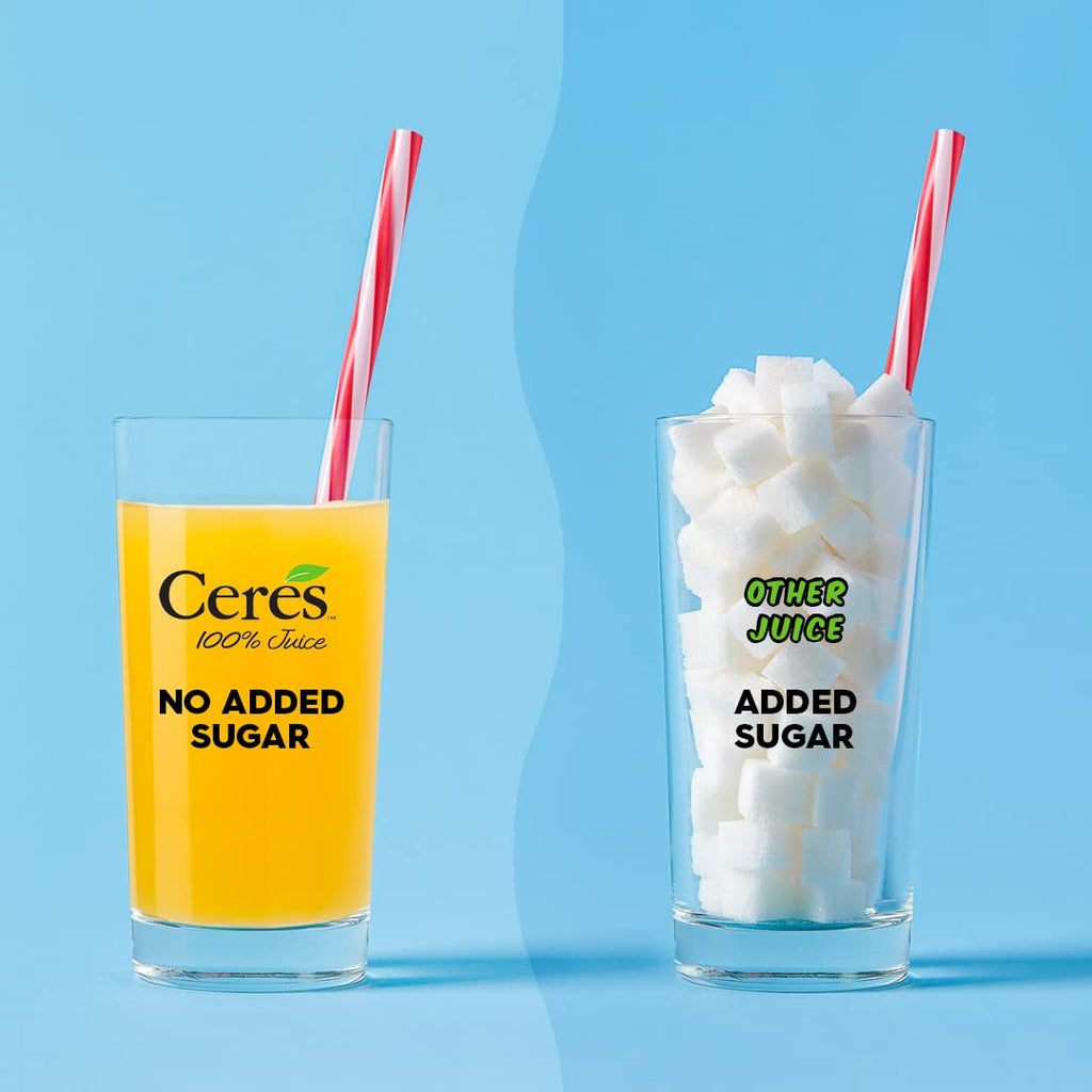 Ceres 100% All Natural Pure Fruit Juice Blend - Delicious Passion Fruit Edition - No Added Sugar or Preservatives - 33.8 FL OZ (Pack of 6)