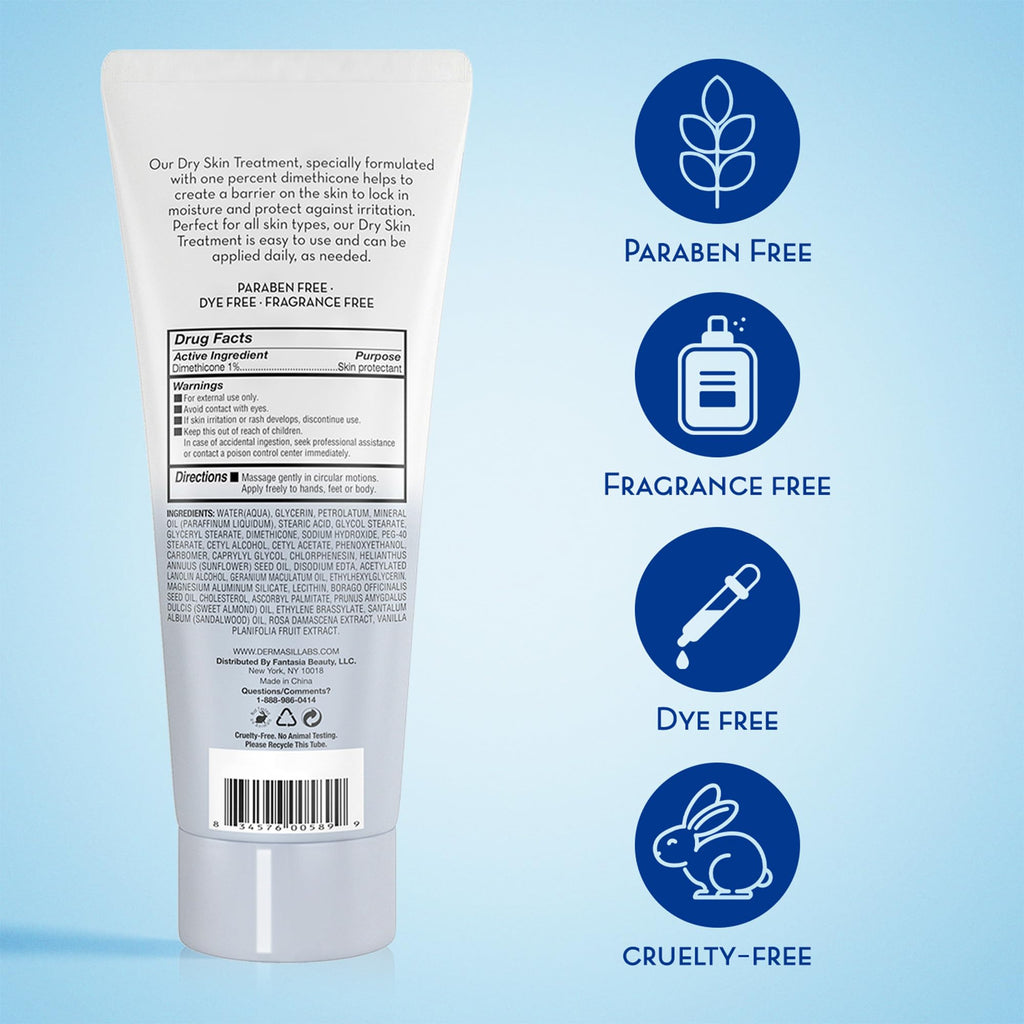 Dermasil Body Lotion, Dry Skin Treatment, 3-Pack – Non-Greasy, Fast-Absorbing, Fragrance-Free Lotion, Cruelty-Free, 8 Oz Ea