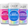 OLLY Total Women’s Wellness, Lovin’ Libido, Happy Hoo-Ha, Combat Cravings Variety 3-Pack