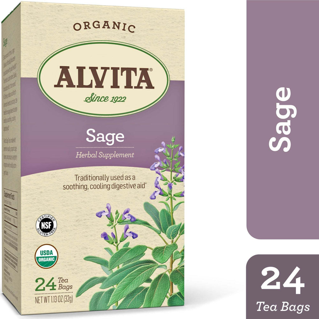 Alvita Teas Sage Tea - Organic - 24 Tea Bags,ALVITA,OxKom