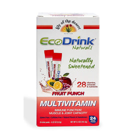 EcoDrink Naturals Variety Pack w/ Bottle - Berry/Peach,Eco Drink,OxKom