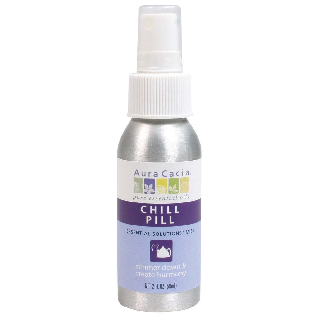 Aura Cacia Essential Solutions Mist Chill Pill - 2 fl oz,AURA CACIA,OxKom