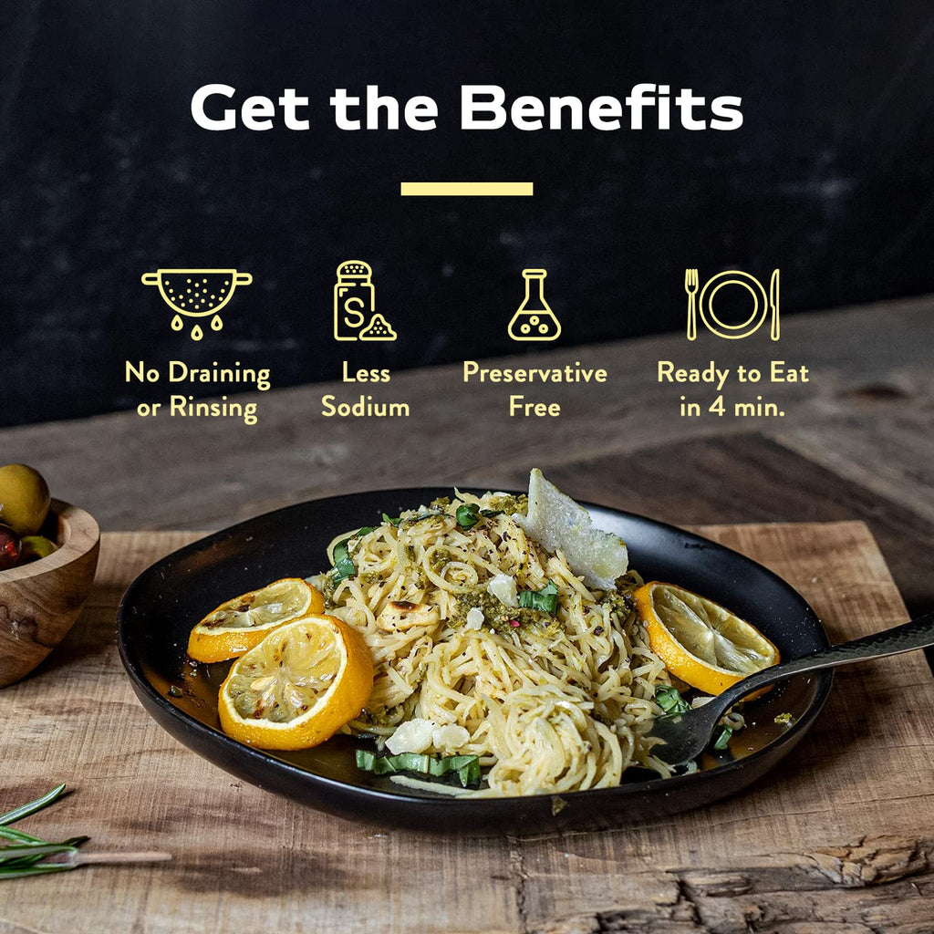 Ready Pasta Angel Hair Hearts Of Palm Noodles By Natural Heaven