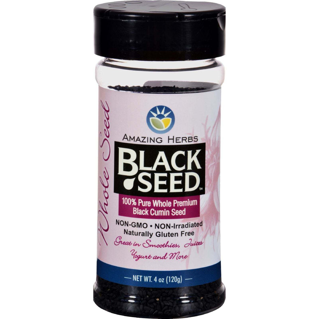 Black Seed Black Cumin Seed - Whole - 4 oz,AMAZING HERBS,OxKom