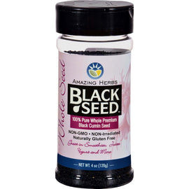 Black Seed Black Cumin Seed - Whole - 4 oz,AMAZING HERBS,OxKom