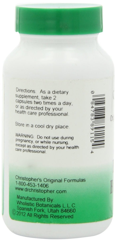 DR.CHRISTOPHER'S FORMULAS Christopher'S Lung & Bronchial 450 Mg 100 Veg Caps