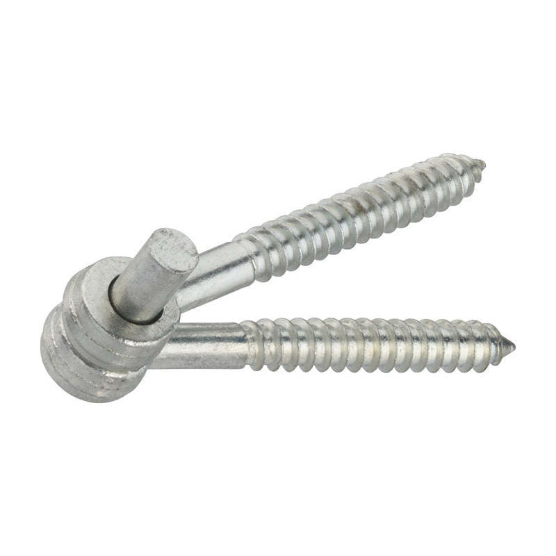 National Hardware  5 in. L Zinc-Plated  Silver  Steel  Eye Hinge,National Mfg Sales Co,OxKom