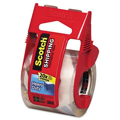 3850 Heavy-Duty Packaging Tape in Sure Start Disp. 1.88" x 22.2yds, Clear,3M,OxKom