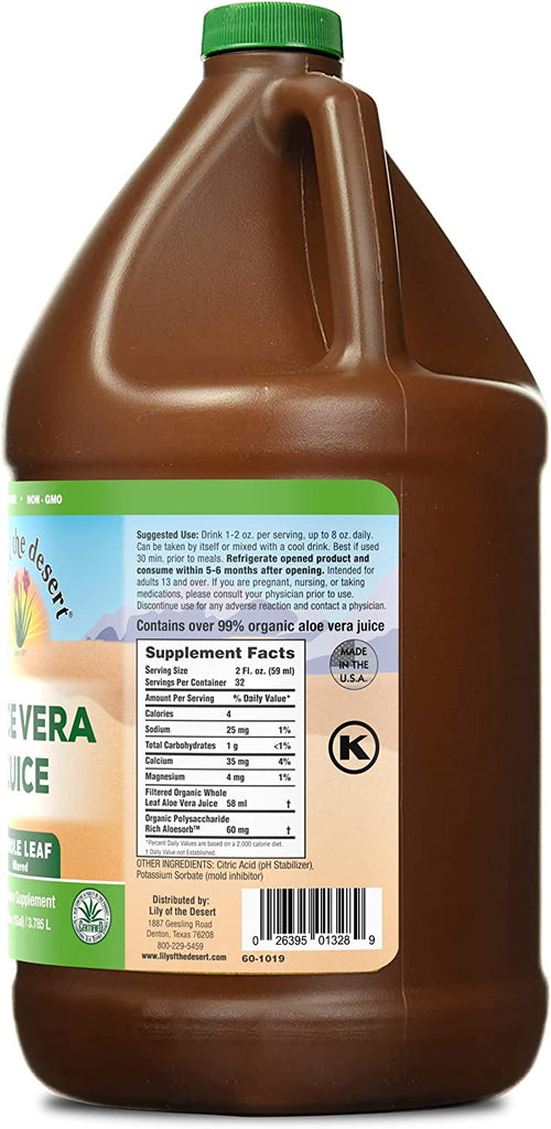 Lily Of The Desert Aloe Vera Whole Leaf Juice 64 oz