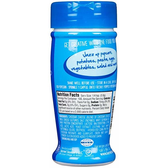 KERNEL SEASONS POPCORN SEAS WHTE CHEDDA 2.85 OZ,KERNEL SEASONS,OxKom