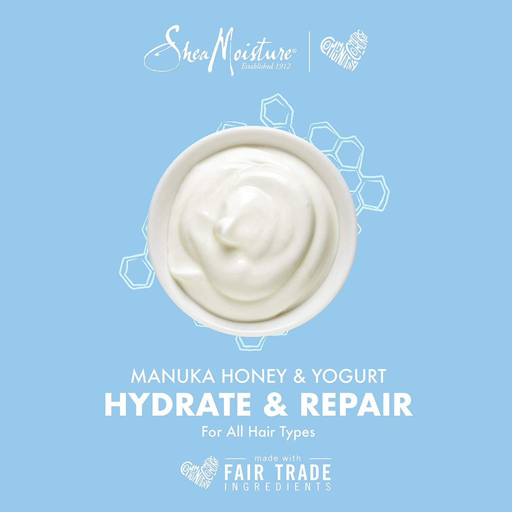 Shea Moisture, Manuka Honey - Yogurt, Hydrate + Repair Protein Treatment 8oz