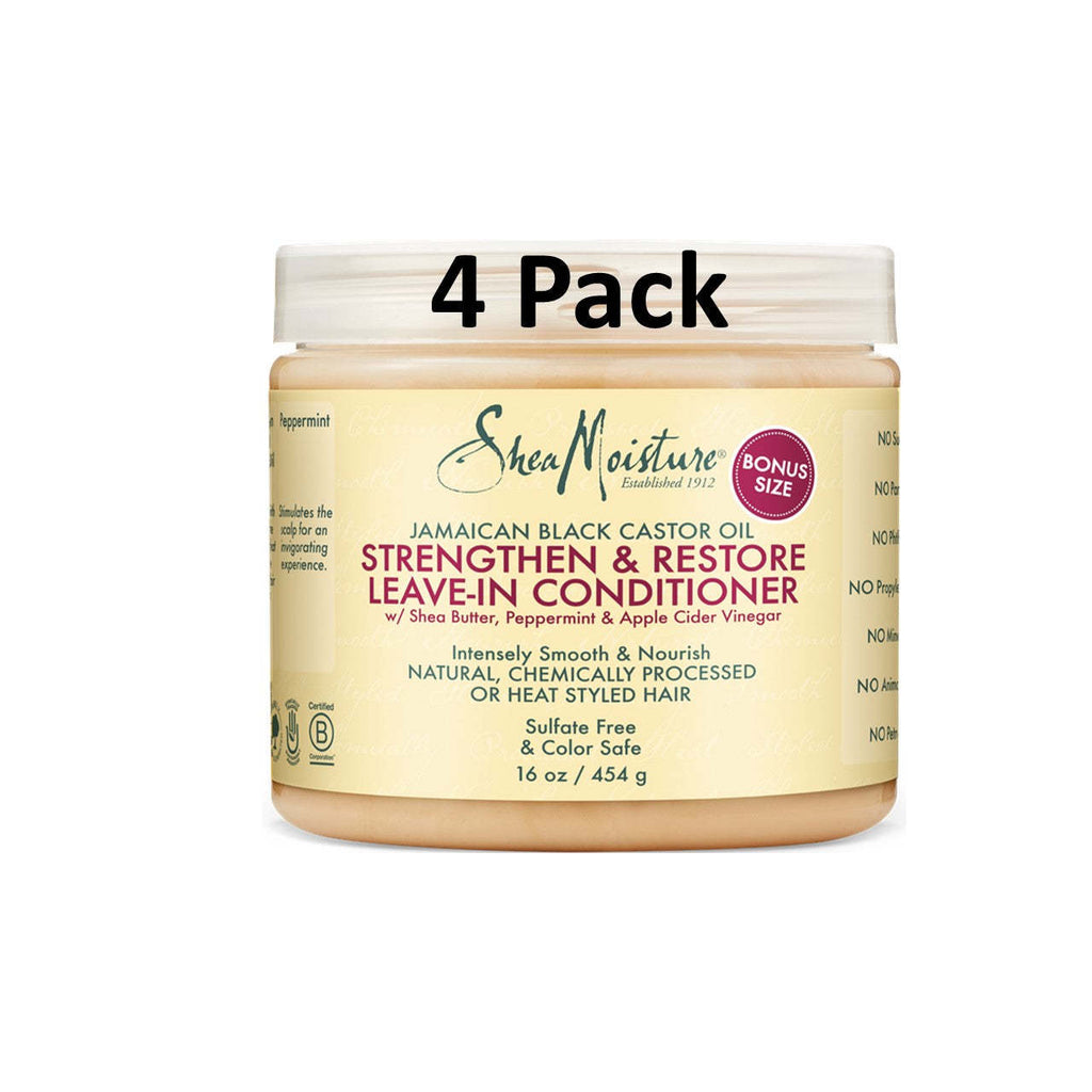 Shea Moisture Oil Strengthen, Grow, and Restore Leave-In Conditioner 16 oz,SheaMoisture,OxKom