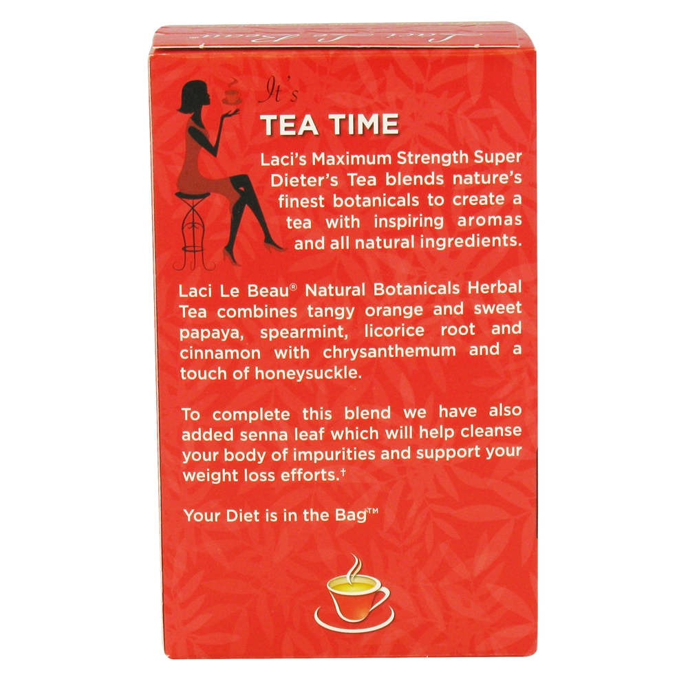 Laci Le Beau Maximum Strength Super Dieter's Tea - 12 Tea Bags,LACI LE BEAU,OxKom