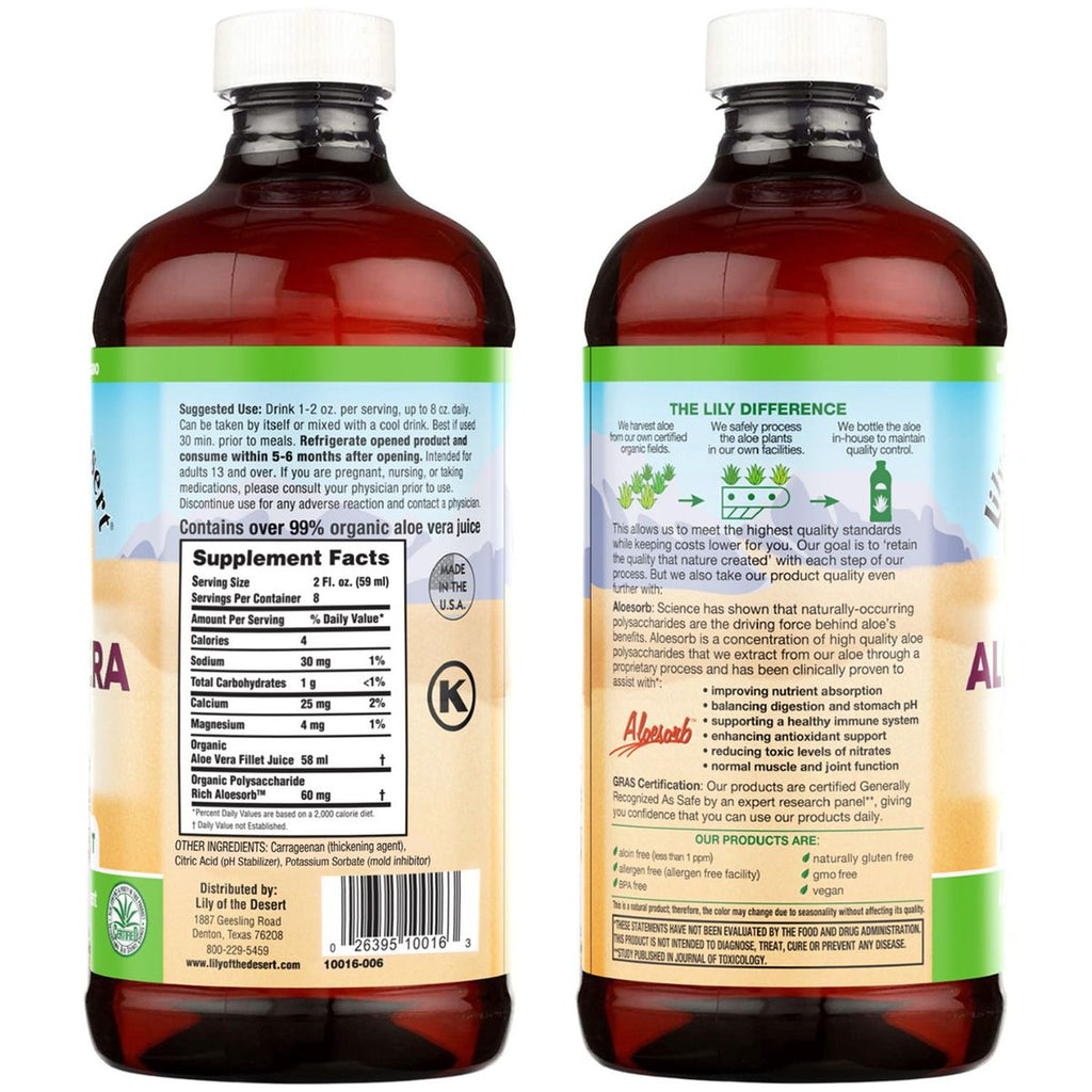 Lily of The Desert Aloe Vera Gel - 16 oz