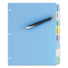 AVERY-DENNISON, Translucent Multicolor Big Tab Dividers, 8-Tab, 8-1/2 x 11,,AVERY,OxKom