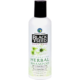 Black Seed Shampoo - Herbal - 8 oz,AMAZING HERBS,OxKom