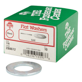HILLMAN  Zinc-Plated  Steel  7/8 in. SAE Flat Washer,HILLMAN,OxKom