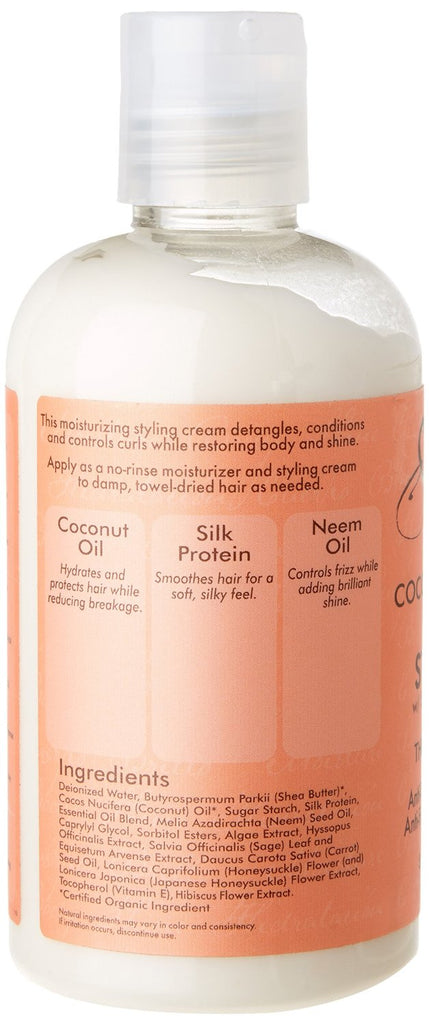 Shea Moisture Coconut & Hibiscus Curl & Style Milk 8 Fl Oz