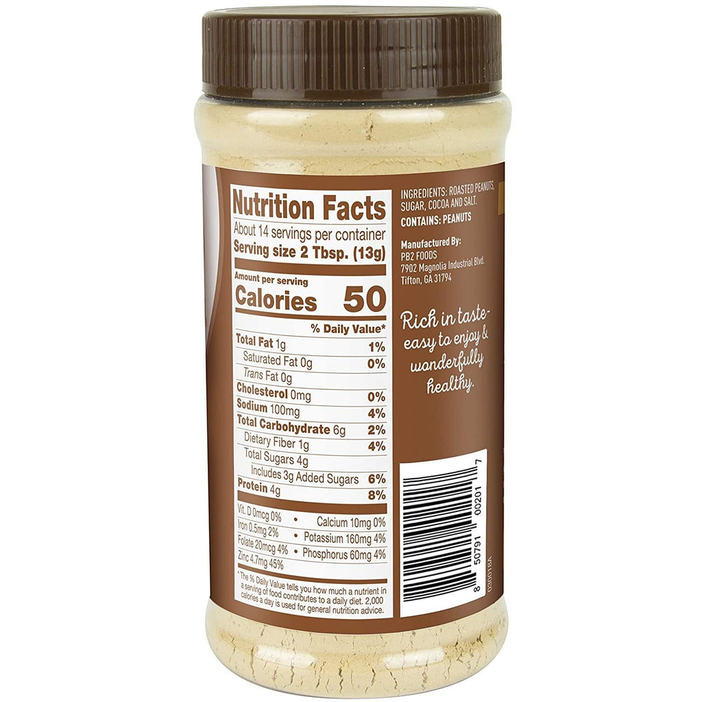 Pb2  Powdered Peanut Butter With Chocolate - 6.5 Oz,PB2,OxKom