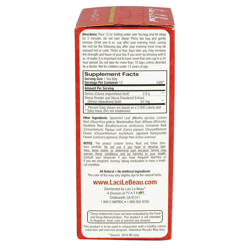 Laci Le Beau Maximum Strength Super Dieter's Tea - 12 Tea Bags,LACI LE BEAU,OxKom