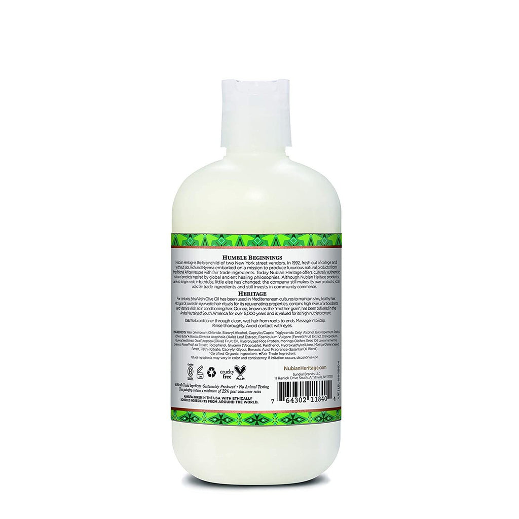 Nubian Heritage - Conditioner Olive Oil Vegan - 12 FZ,NUBIAN HERITAGE,OxKom