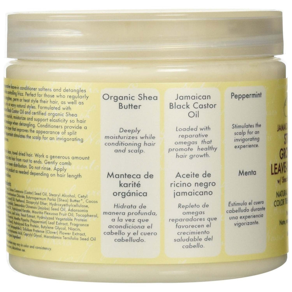 Shea Moisture Oil Strengthen, Grow, and Restore Leave-In Conditioner 16 oz,SheaMoisture,OxKom