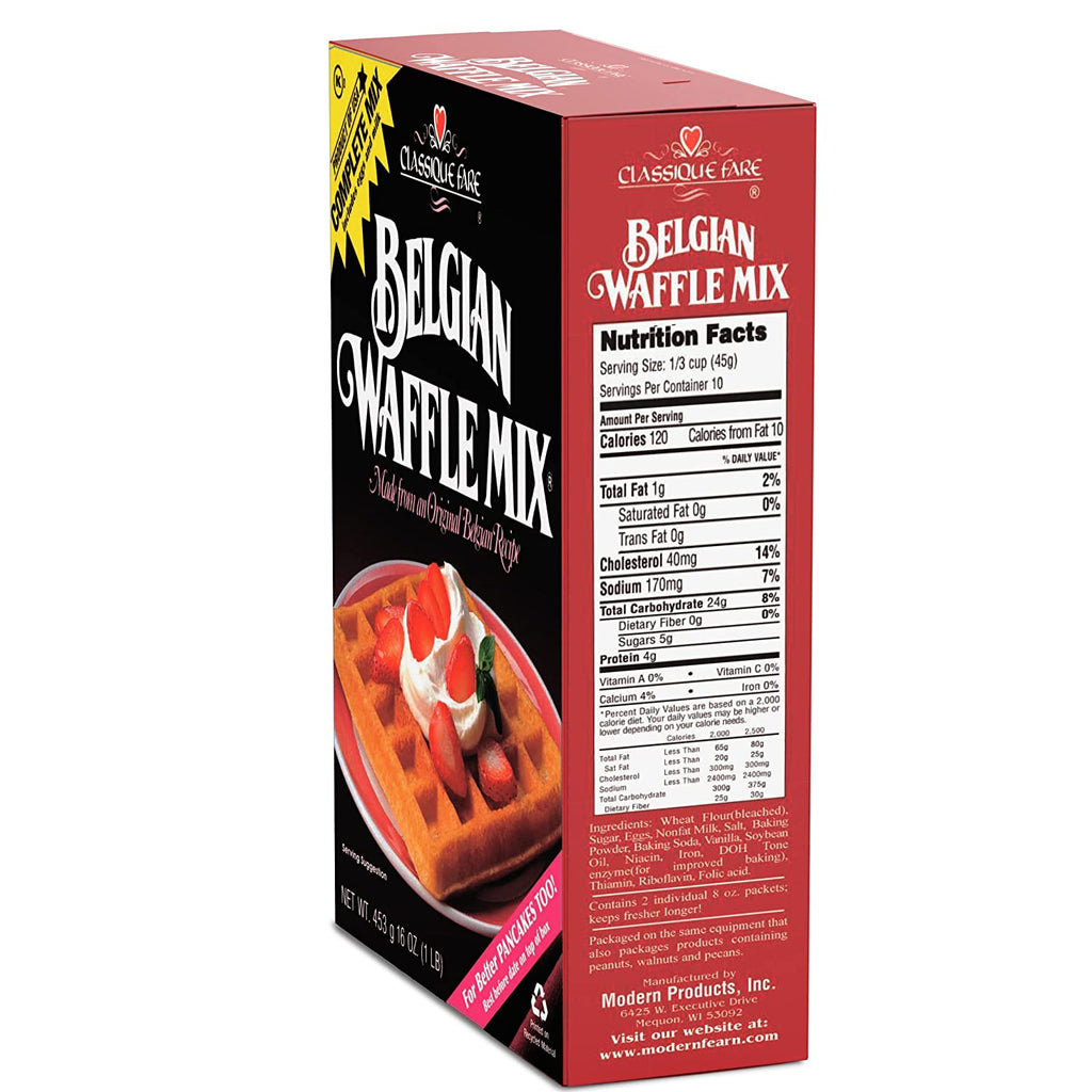 Classique Fare Belgian Waffle Mix 6 oz.