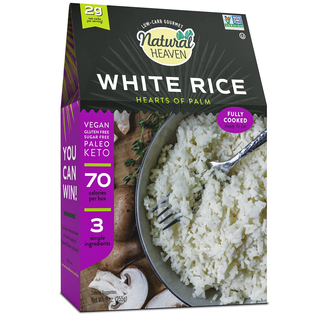 Natural Heaven White Rice Hearts Of Palm 9 oz.