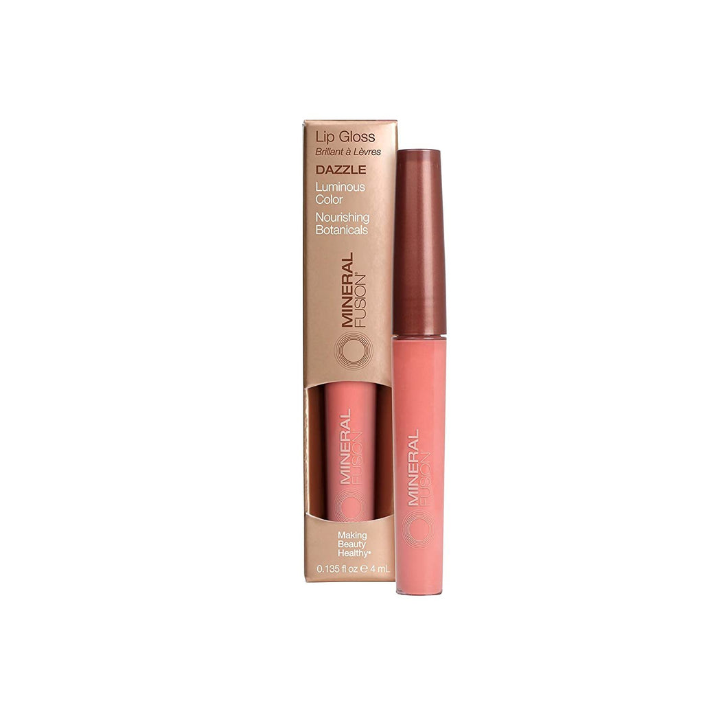 MINERAL FUSION, LIP GLOSS,DAZZLE .135 OZ,MINERAL FUSION,OxKom