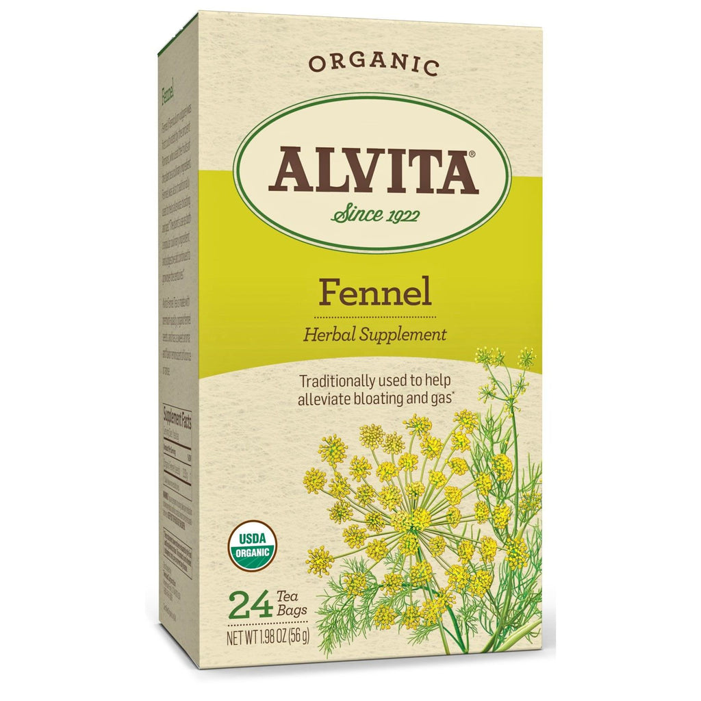 Alvita Teas Organic Herbal Tea Bags - Fennel Seed - 24 Bags,ALVITA,OxKom