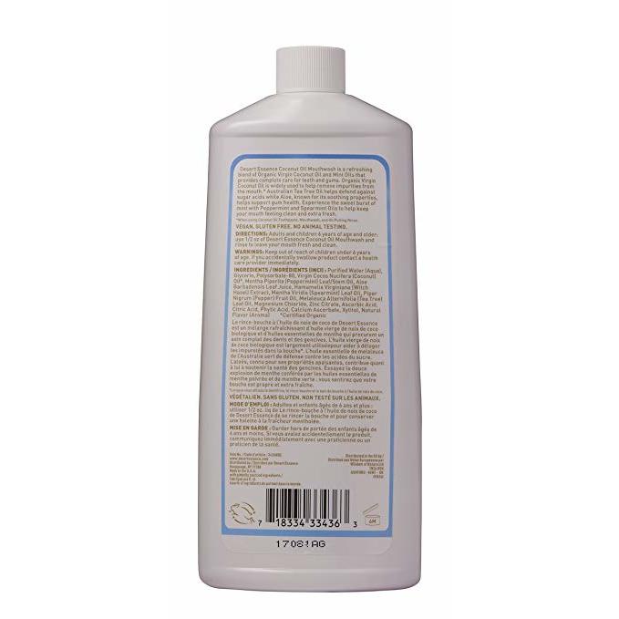DESERT ESSENCE, MOUTHWASH,COCONUT OIL,MNT 16 FZ,DESERT ESSENCE,OxKom