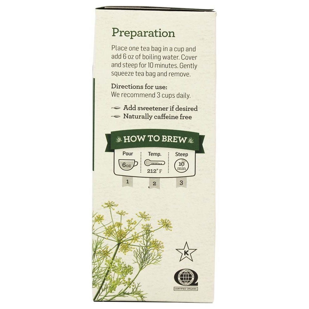 Alvita Teas Organic Herbal Tea Bags - Fennel Seed - 24 Bags,ALVITA,OxKom