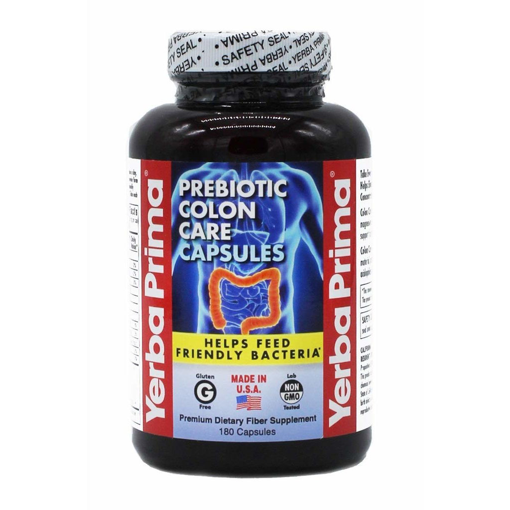 Yerba Prima Colon Care - 625 mg - 180 Capsules,YERBA PRIMA,OxKom