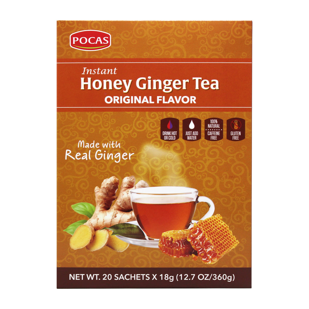 Pocas Honey Ginger Tea with Cinnamon 12.7 Oz (20 Bags)