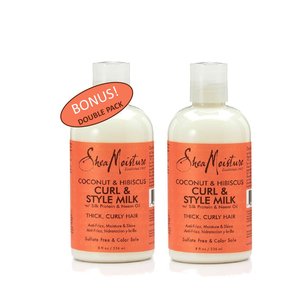 Shea Moisture Coconut & Hibiscus Curl & Style Milk 8 Fl Oz