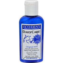 Eco-Dent Toothpowder Daily Care - Mint - 2 oz