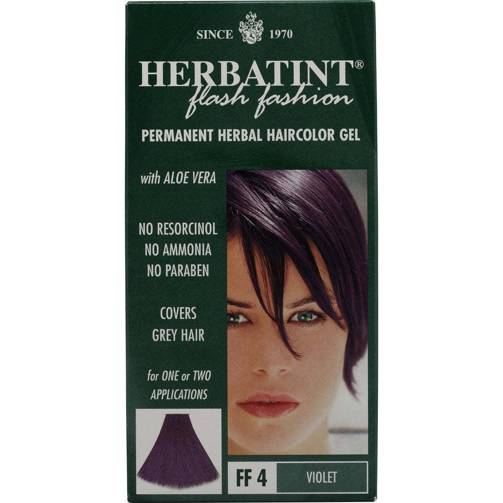 Herbatint Permanent Herbal Haircolour Gel FF4 Violet - 1 Kit,HERBATINT,OxKom