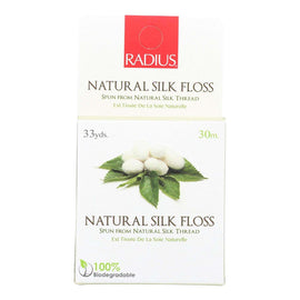Radius Floss - Silk - Waxed - Round - Unflavored - 33 yd,RADIUS,OxKom