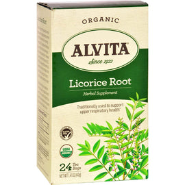 Alvita Teas Organic Herbal Licorice Tea - 24 Bags,ALVITA,OxKom