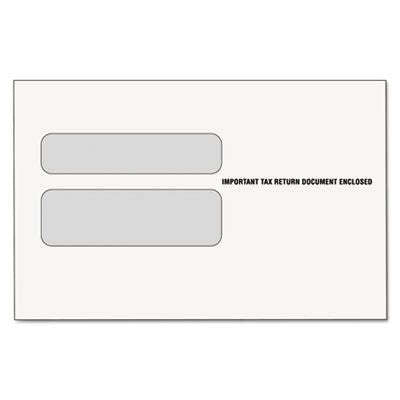 Double Window Tax Form Envelope for W-2 Laser Forms, 9x5-5/8,TOPS BUSINESS FORMS,OxKom