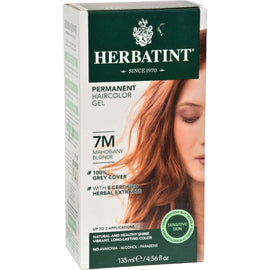 Herbatint Permanent Herbal Haircolour Gel 7M Mahogany Blonde - 135 ml,HERBATINT,OxKom