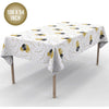 Party Tablecloth Black & Gold Balloons Set Of 4 Disposable Decor,Chateau Fine Tableware,OxKom