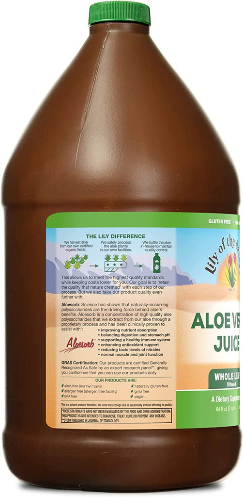 Lily Of The Desert Aloe Vera Whole Leaf Juice 64 oz