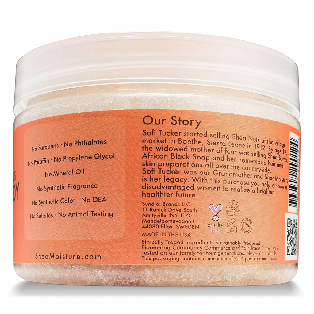 SheaMoisture Coconut & Hibiscus Hand & Body Scrub 12 oz,SheaMoisture,OxKom