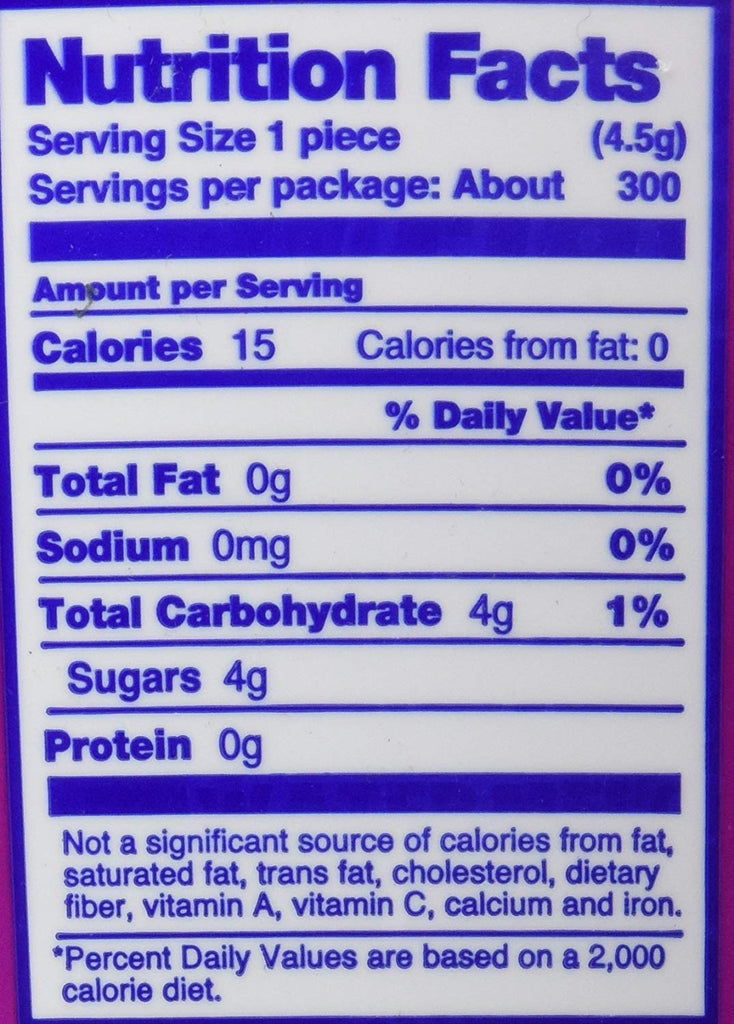 Dubble Bubble America's Original Assrtd Flavors Gum Tub Kosher Candy 300 Count