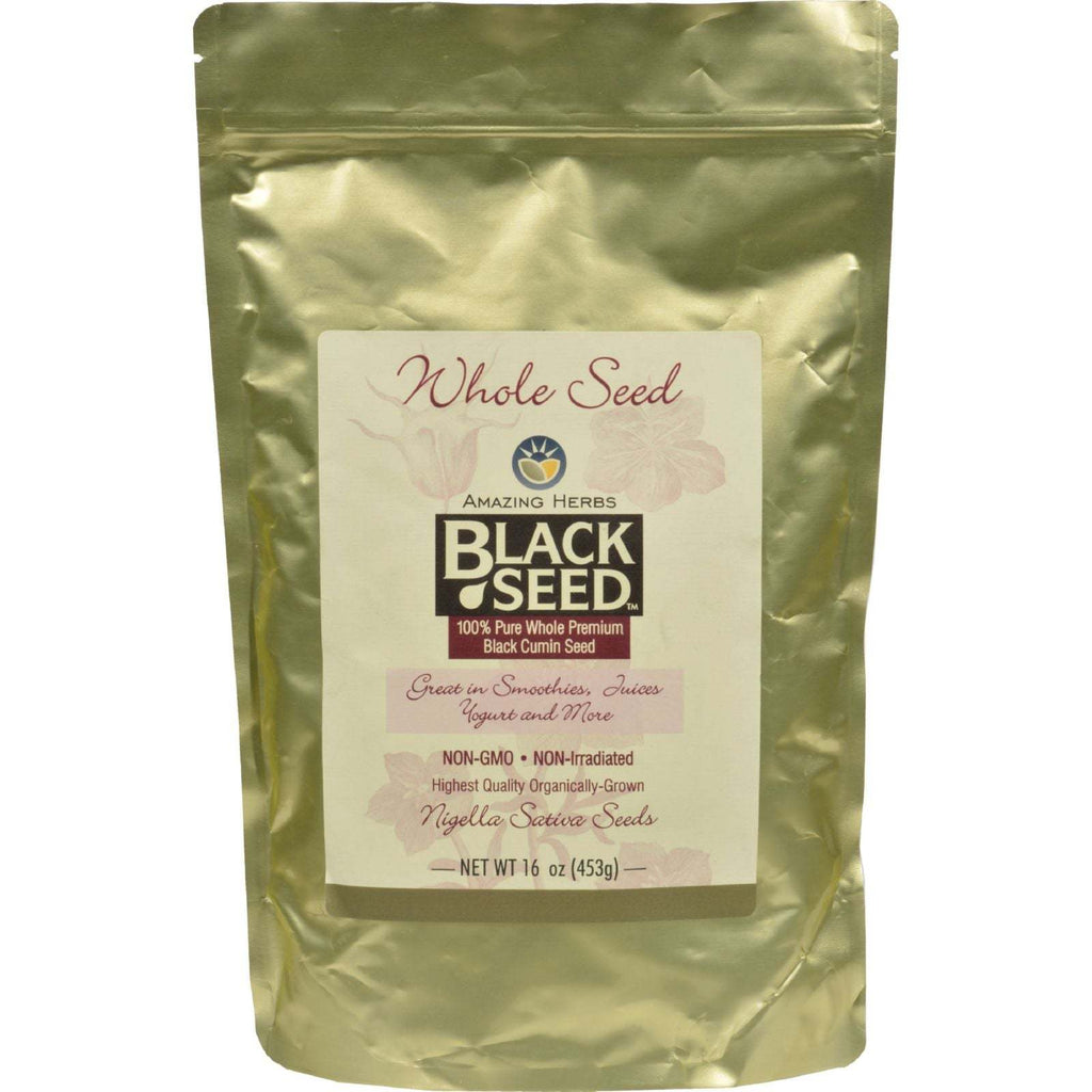 Amazing Herbs Black Seed Whole Seed - 16 oz,AMAZING HERBS,OxKom