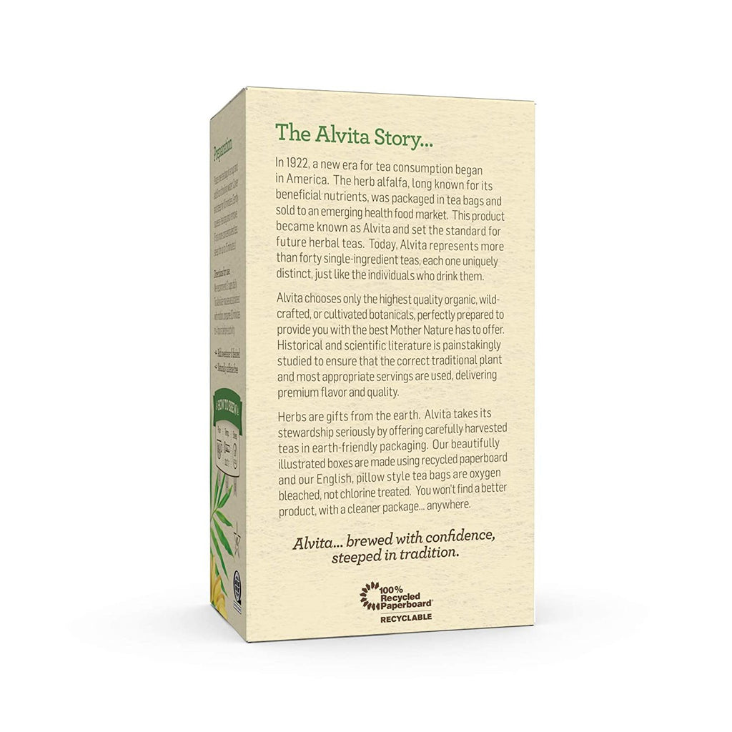Alvita Teas Organic Herbal Tea Bags - Ginger Root - 24 Bags,ALVITA,OxKom