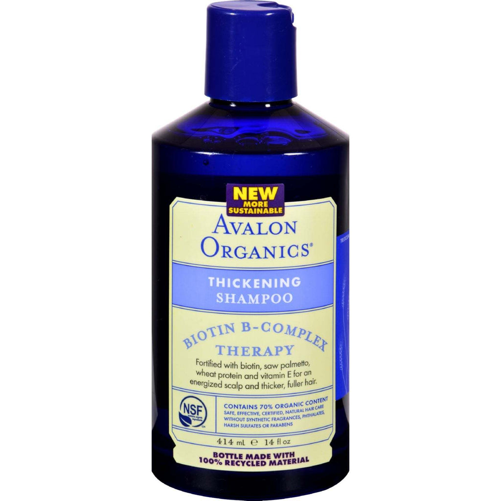 Avalon Organics Thickening Shampoo Biotin B Complex Therapy 14 Oz,Hain Celes,OxKom