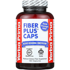 Yerba Prima Fiber Plus Caps - 625 mg - 180 Capsules,YERBA PRIMA,OxKom