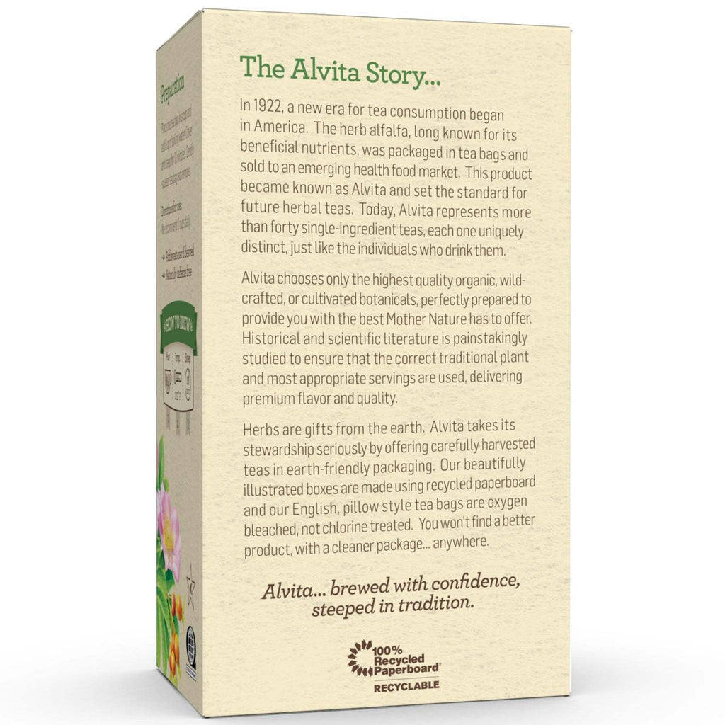 Alvita Tea - Organic - Rose Hips Herbal - 24 Tea Bags,ALVITA,OxKom